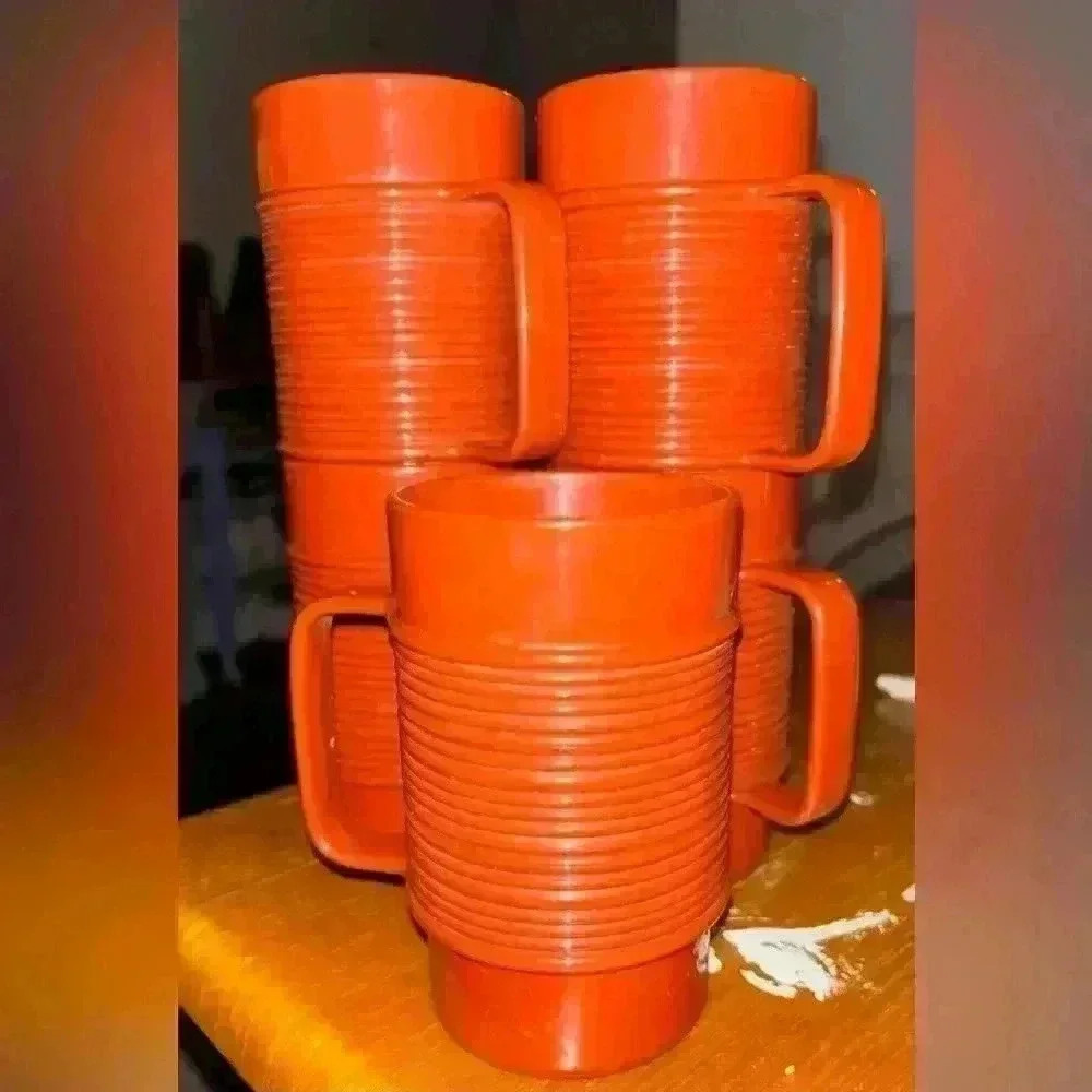 Vintage Rubbermaid stacking camping cups
